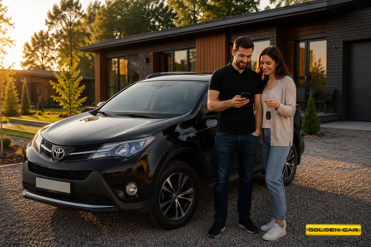 Pere leidis soodsama autolaenu ja ostis uue auto.